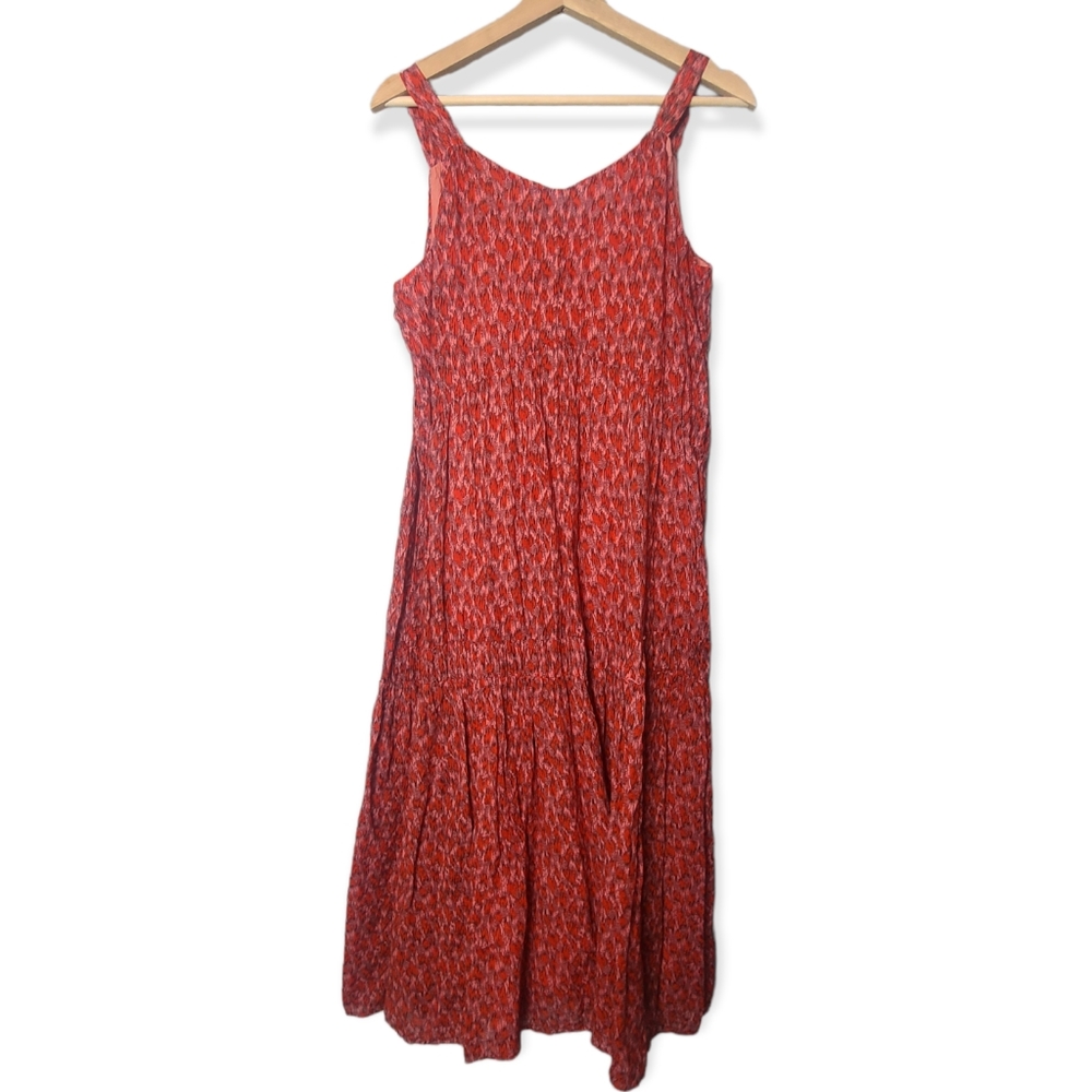 Joie Bondi Animal Print Midi Dress in Tea Rose - Picture 7 of 10